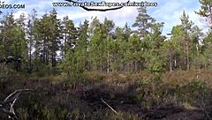 i and my naughty blonde couple fuck in costumes outdoors