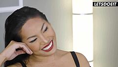 Thai babe Polly Pons takes rough anal sex
