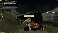 blonde bent over in doggystyle with wet big tits and ass