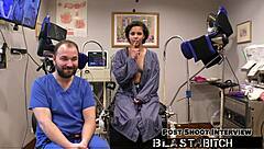 i blasted rebel wyatt's pussy with cum backstage, close up on her pierced nipples