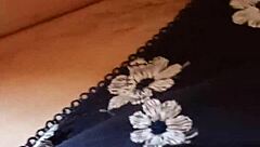 Gretala's Hairy Pussy Peeking Thong!