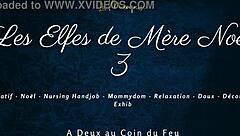 Les Elfes De Mere Noel 3 French Nursing Handjob Teasing Session With European Charm