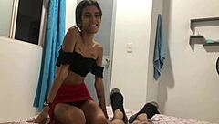 My half sister’s sexy presence changed my room