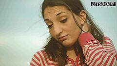 Sensual lesbian sex in Sicilia Lago’s watery adventure