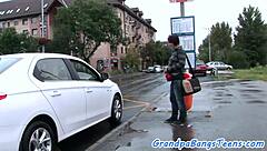 Bigtit Eurobabe Bangs Grandpa Hard!