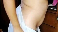 Leaked video of beautiful Argentine teacher fingering herself in lingerie outdoors.