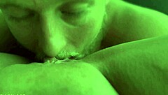 Girl eats the white beauty’s delicious pussy from a blue-eyed boy