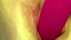 Young girl explores with vibrator in private session