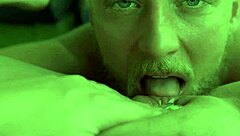 Girl eats the white beauty’s delicious pussy from a blue-eyed boy