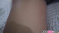 A massive cock for a fragile stepsister with a petite frame
