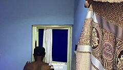 stepbro begged me to ride his huge black cock raw till creampie