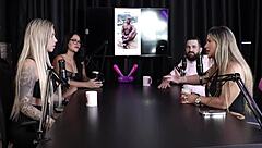 Tinder game with matches - Juli and Felipe's sheer red