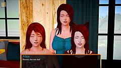 my new family 365 with redhead massage and big tits