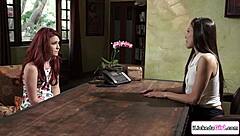A naughty lesbian client came to her therapist who is an expert in intimacy