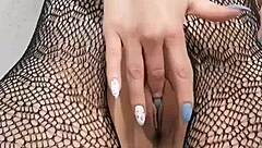 Hot Solo Babe With Small Waist Toys Wet Pussy To Powerful Squirt