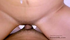 The first porn audition of a young brunette model ended with sex