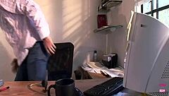 Blonde Lady Says, 'Let's Fuck In The Kitchen With My Big Tits!'