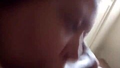 sloppy sucking on big monster cock with deepthroat gagging and saliva dripping everywhere