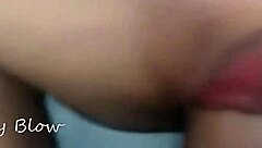 Pierced Cock Penetrates Wet Slutty Pussy in Closeup