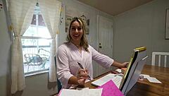 My step-mom uses my help for her video