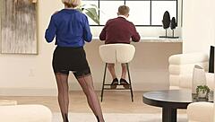 Hot mom tempts stepson with mesmerizing, massive assets