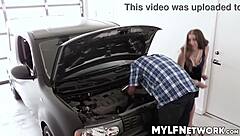 Alex's car problem turns steamy with neighbor's help