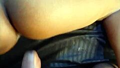 Black-skinned beauty sneaks to white stepson's room