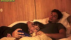 Watching a movie with my stepfather, I accidentally swallow his penis, almost getting caught