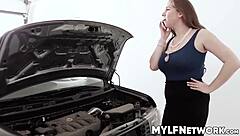 Alex's car problem turns steamy with neighbor's help