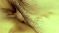 Mature amateur gets cum on body?