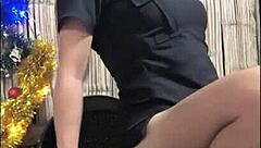Get ready for Christmas party, hottest slut in town!