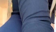 Pawg rips pants stretching big ass