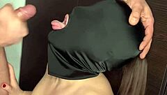 wife paying husband's debt with blowjob and cum swallowing 😏