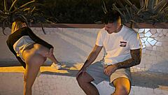 Stranger Notices No Panties On Outdoor Walk