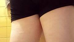 petite girls in homemade toilet fun