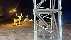 Pov weekend fuck with colombian teen on beach