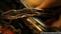 A pretty and sexy girl with apple-bottom is very hot in her traditions