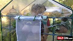 Big bootstrap incarnate Jenna Starr gets fucked in garden