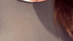 Stepmother Caresses Her Milky Tits Until She Orgasms