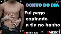 Caught Spying on Aunt Bathing