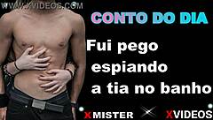 Caught Spying on Aunt Bathing