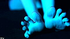 Sexy Redhead Crushes Cup Noodles With Feet