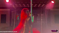 Nice show from the stripper Debora Fantine on a boat