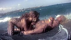 Black lesbian porn with juicy beach babes