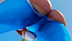 R Mika Showing Her Big Ass on Cam!
