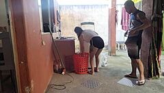 My wife left and the new maid couldn't resist my big cock