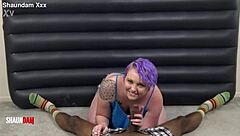 Smoking Cigs on Shaundamxxx Big Black Cock