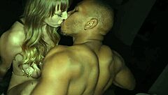 Hot chick Angel Youngs fucked in front of the camera by two guys