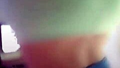 Hot colombian beauty seduces