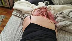 First on camera anal scene with Halloween cheer